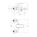 Змішувач для ванни IMPRESE Modus f03208201SR - Фото 1